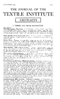 Abstracts - November (1944)