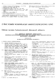 Polimery : tworzywa wielkocząsteczkowe : miesięcznik poświęcony chemii i technologii polimer&oacute;w nr 34 (1989)