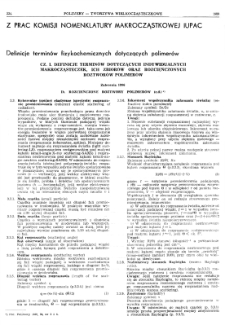 Polimery : tworzywa wielkocząsteczkowe : miesięcznik poświęcony chemii i technologii polimer&oacute;w nr 34 (1989)