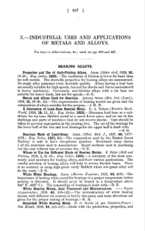 Section II - Abstracts of Papers Relating to the Non-ferrous Metals and the Industries Connected Therewith pp. 647-746