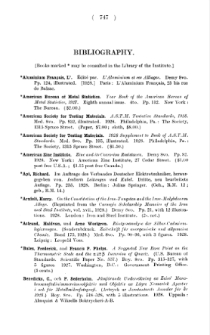 Section II - Abstracts of Papers Relating to the Non-ferrous Metals and the Industries Connected Therewith pp. 747-877